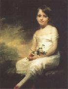 Sir Henry Raeburn A Little Girl Carrying Flowers (mk05) china oil painting reproduction